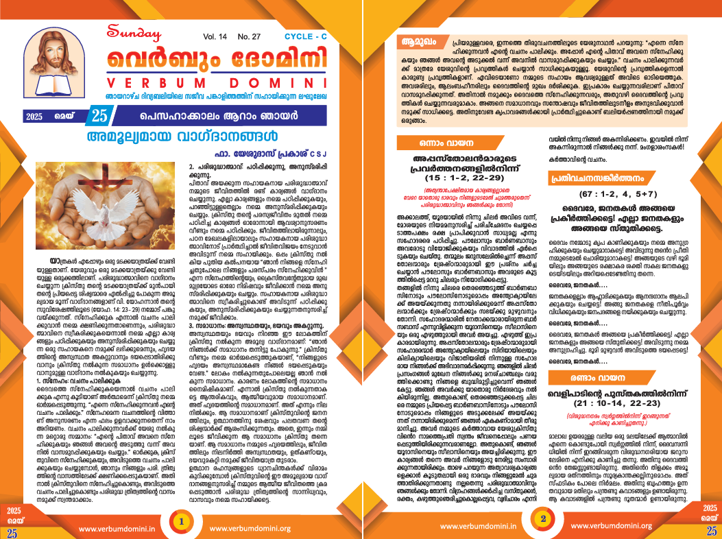 Newsletter 25 May 2025
